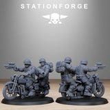 Tabletop Terrain Miniature FreeGuard Bikers