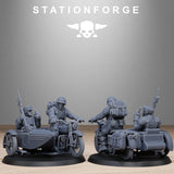 Tabletop Terrain Miniature FreeGuard Bikers