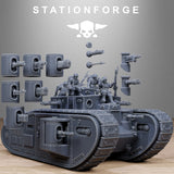 Tabletop Terrain Miniature FreeGuard Heavy Tank