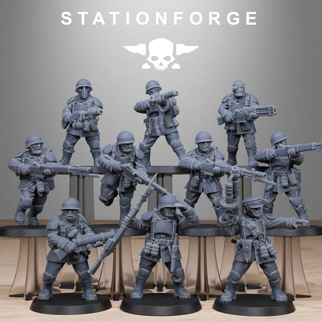Tabletop Terrain Miniature FreeGuard Infantry