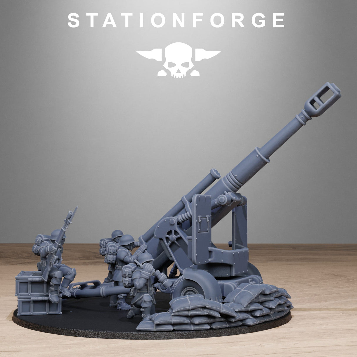 Tabletop Terrain Miniature FreeGuard Light Artillery