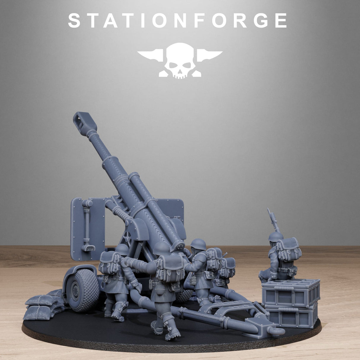 Tabletop Terrain Miniature FreeGuard Light Artillery