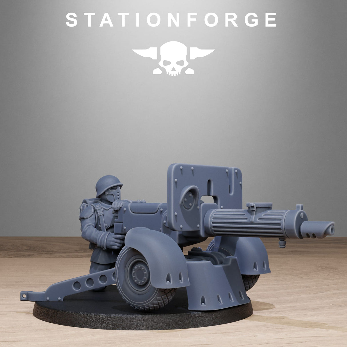 Tabletop Terrain Miniature FreeGuard Light Machine Gun