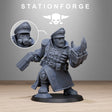 Tabletop Terrain Miniature FreeGuard Mutant Officer
