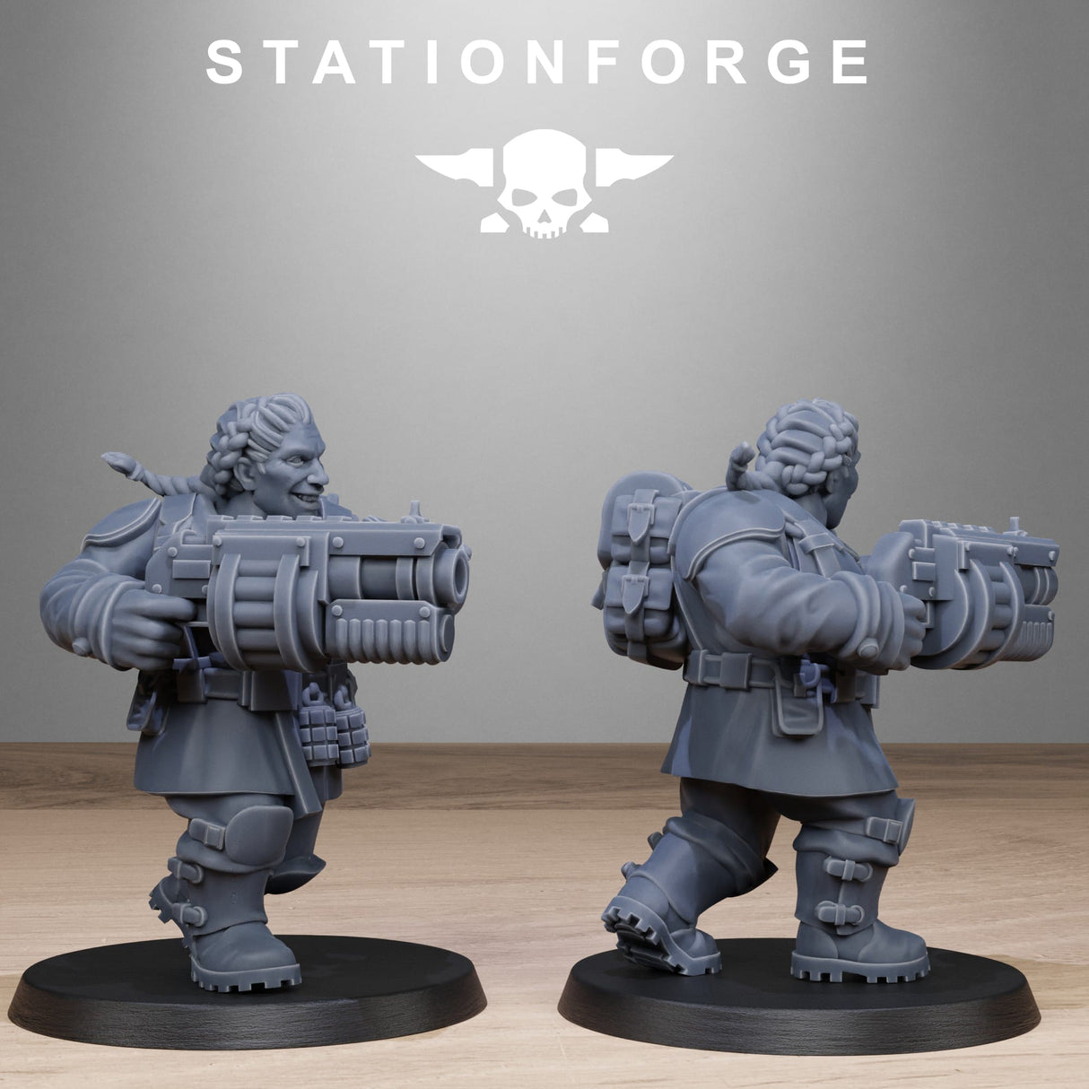 Tabletop Terrain Miniature FreeGuard Mutant Sisters