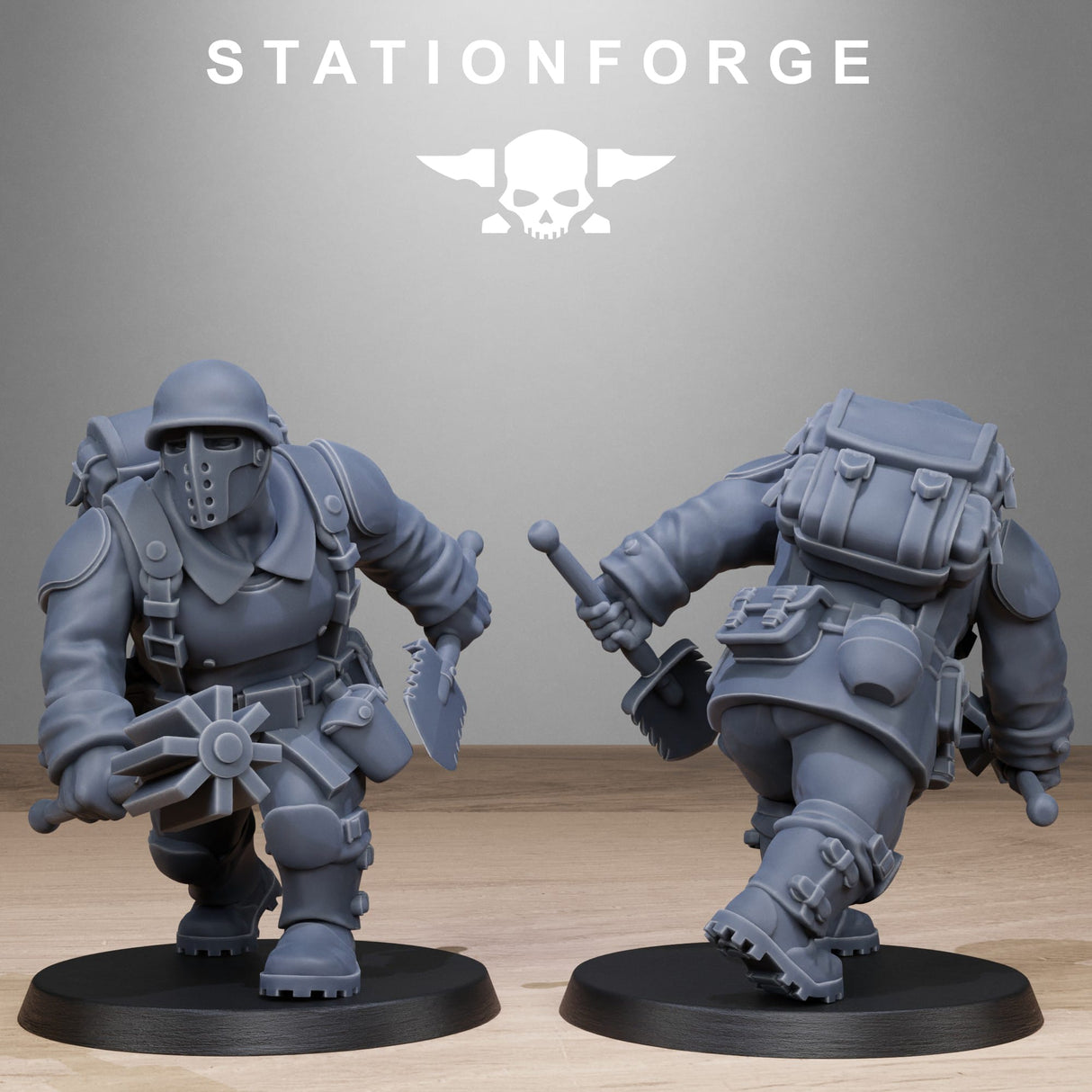 Tabletop Terrain Miniature FreeGuard Mutant Sisters