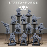 Tabletop Terrain Miniature Freeguard Siege Infantry