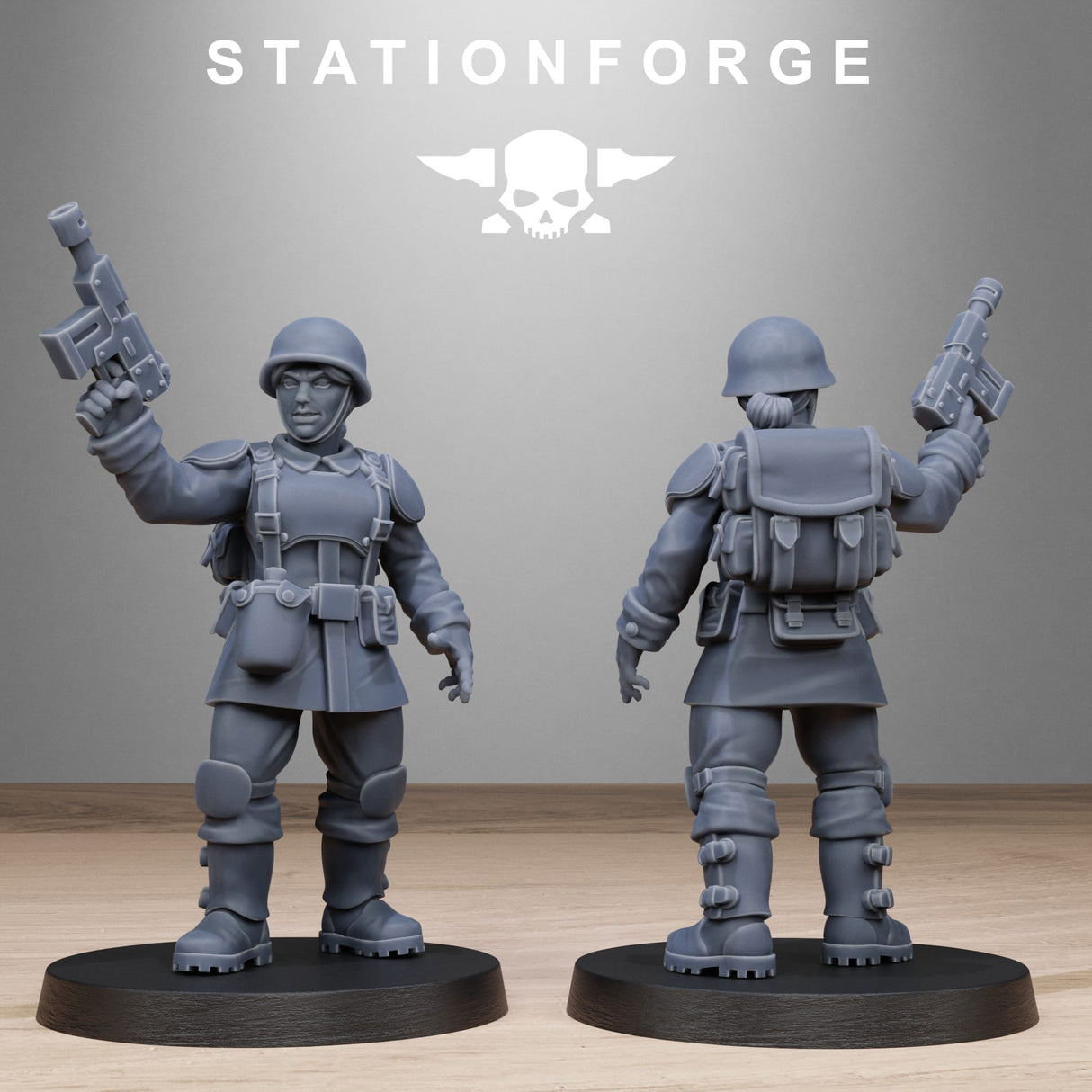 Tabletop Terrain Miniature FreeGuard Sisters
