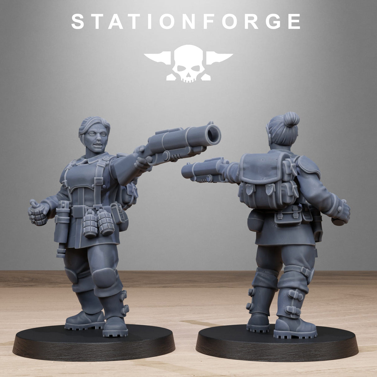 Tabletop Terrain Miniature FreeGuard Sisters