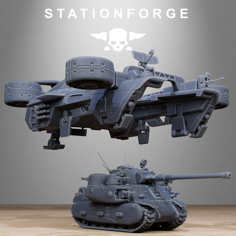 Tabletop Terrain Miniature FreeGuard Skycrane