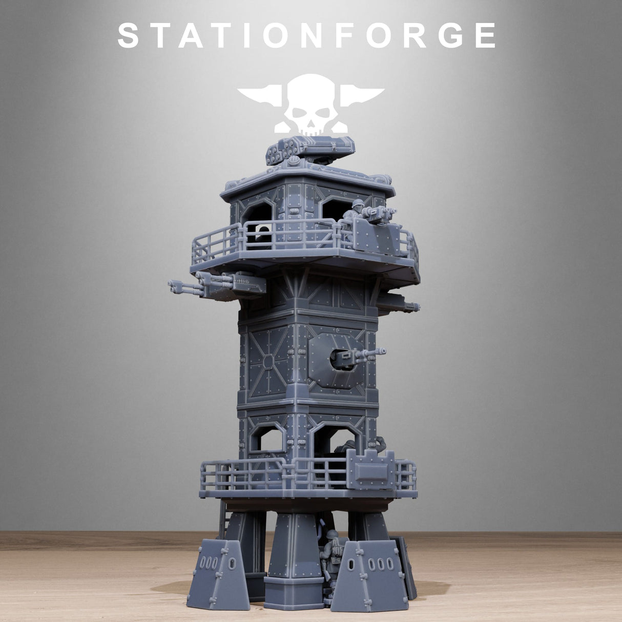 Tabletop Terrain Miniature FreeGuard Tower Guard