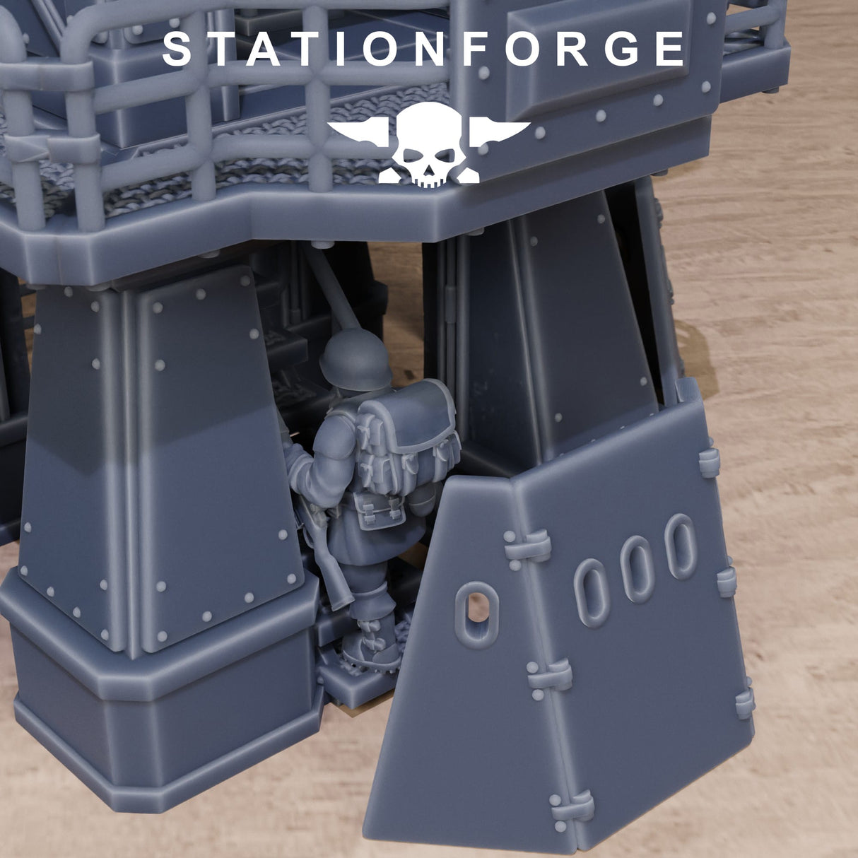 Tabletop Terrain Miniature FreeGuard Tower Guard