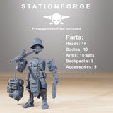Tabletop Terrain Miniature Frontliners Infantry