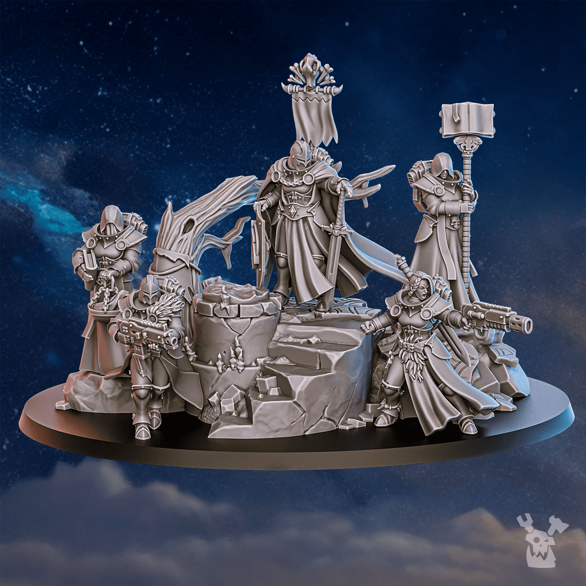 Tabletop Terrain Miniature Frost Commune