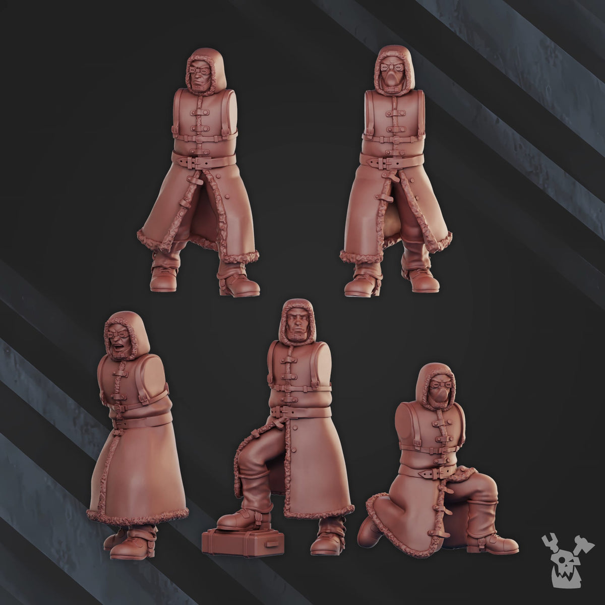 Tabletop Terrain Miniature Frostborn Command Squad