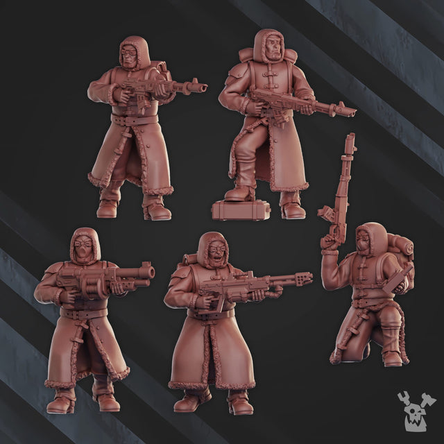 Tabletop Terrain Miniature Frostborn Infantry Squad