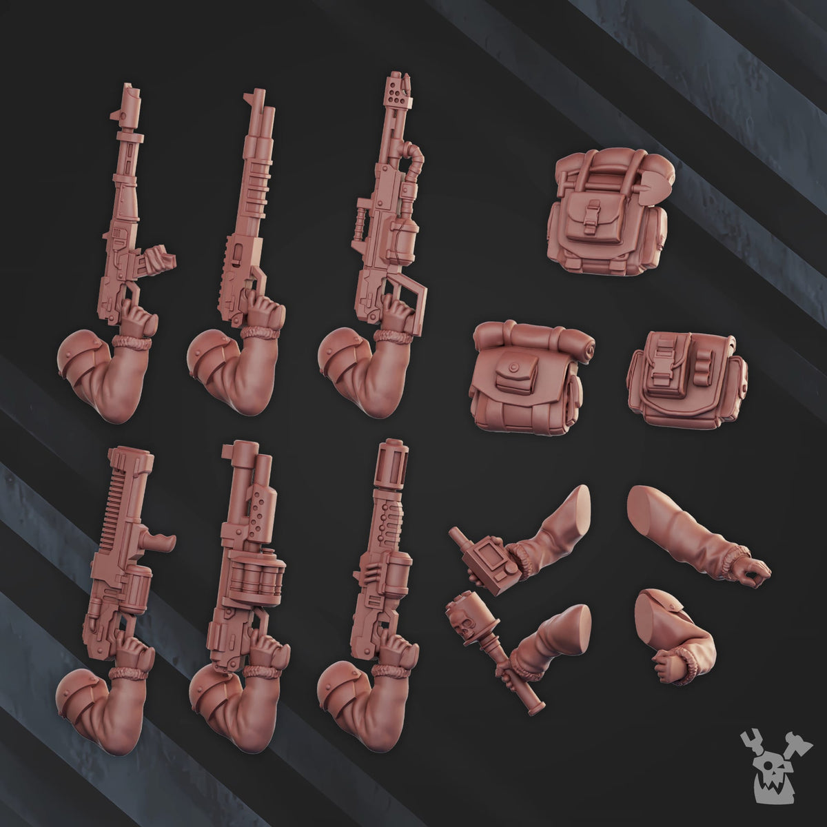 Tabletop Terrain Miniature Frostborn Infantry Squad