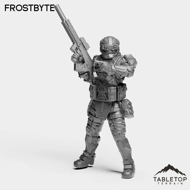 Tabletop Terrain Miniature Frostbyte - Black Stone Commandos