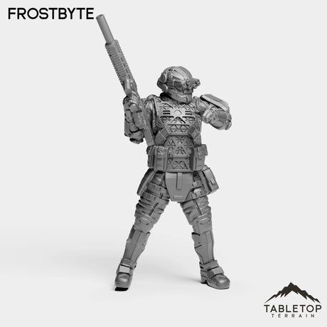Tabletop Terrain Miniature Frostbyte - Black Stone Commandos