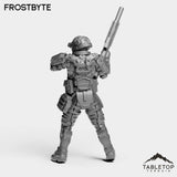 Tabletop Terrain Miniature Frostbyte - Black Stone Commandos