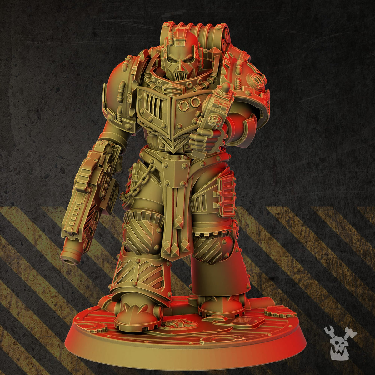Tabletop Terrain Miniature Full Metal Brothers (build kit)