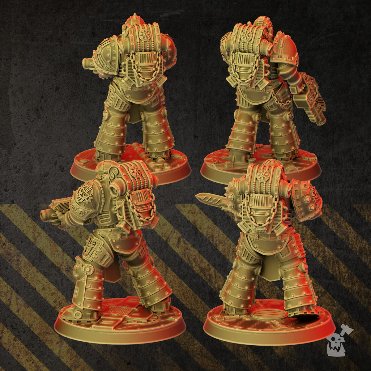 Tabletop Terrain Miniature Full Metal Brothers (build kit)