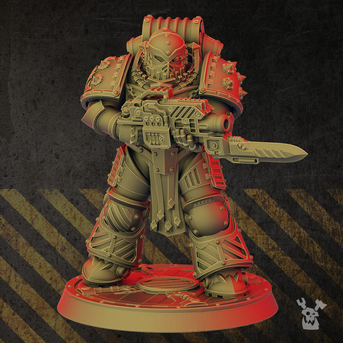 Tabletop Terrain Miniature Full Metal Brothers (build kit)