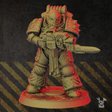 Tabletop Terrain Miniature Full Metal Brothers (build kit)