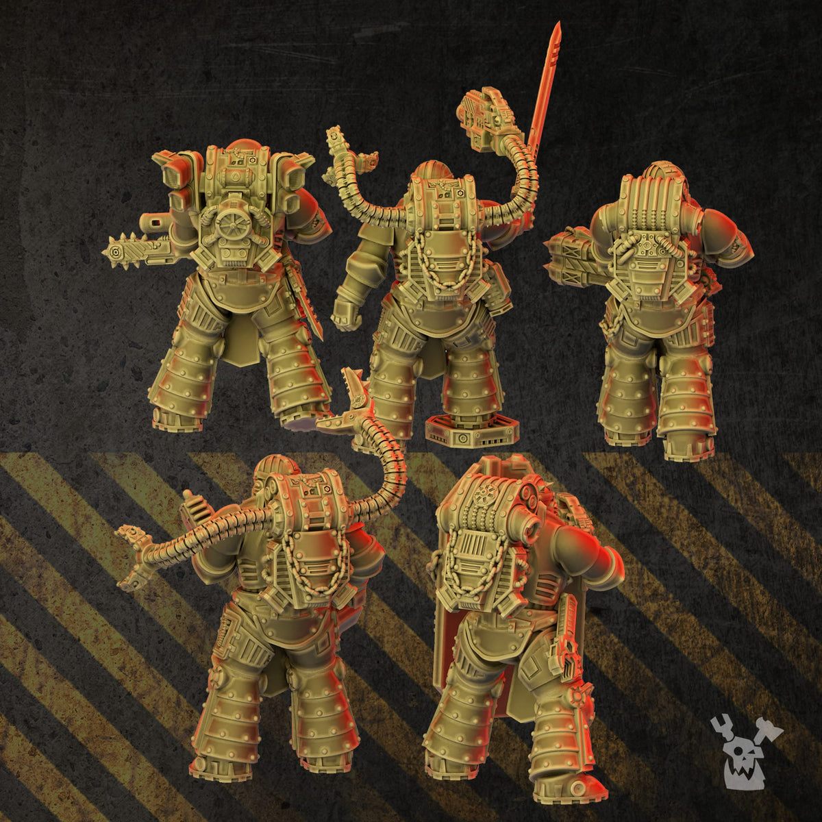 Tabletop Terrain Miniature Full Metal Brothers (build kit)
