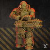 Tabletop Terrain Miniature Full Metal Brothers (build kit)