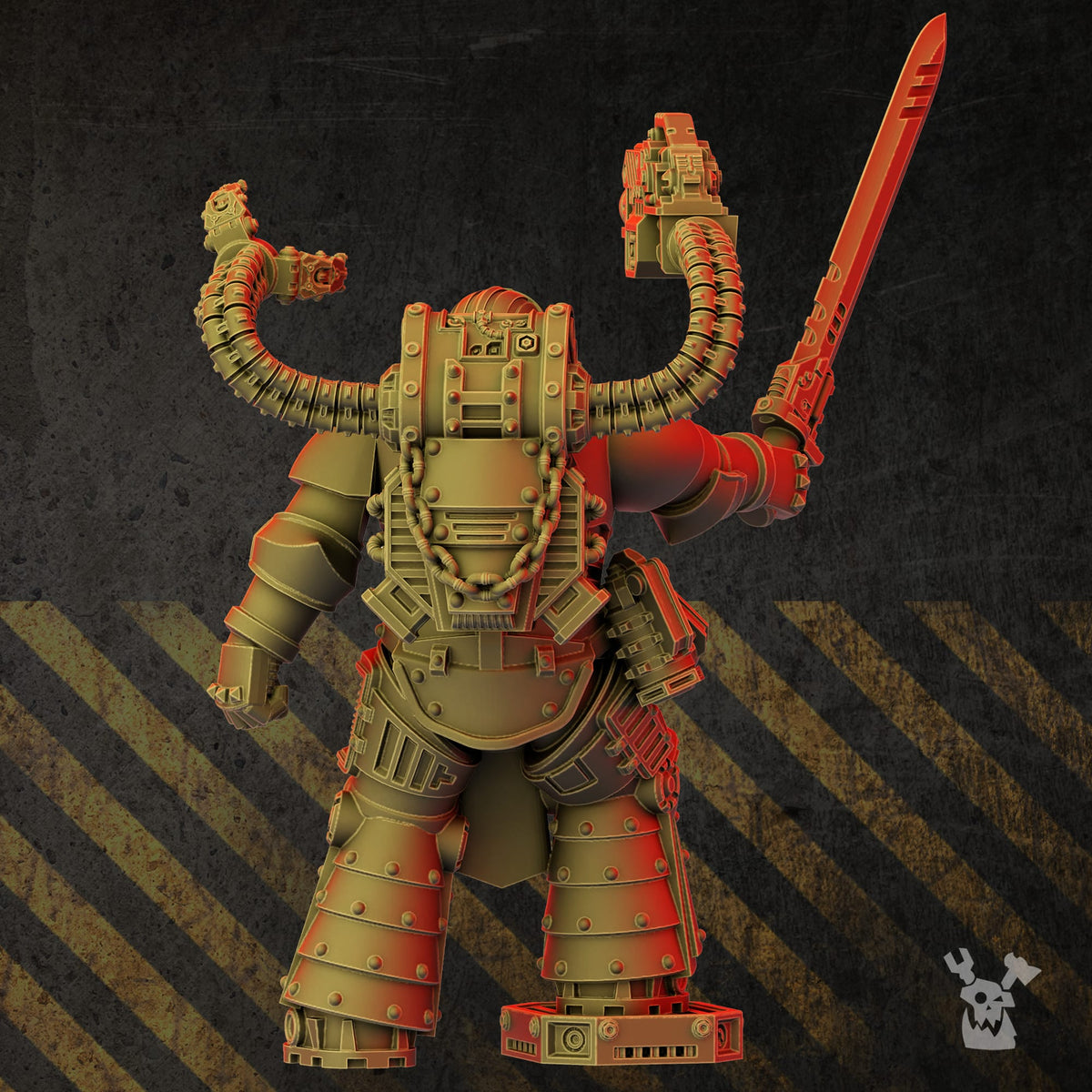 Tabletop Terrain Miniature Full Metal Brothers (build kit)