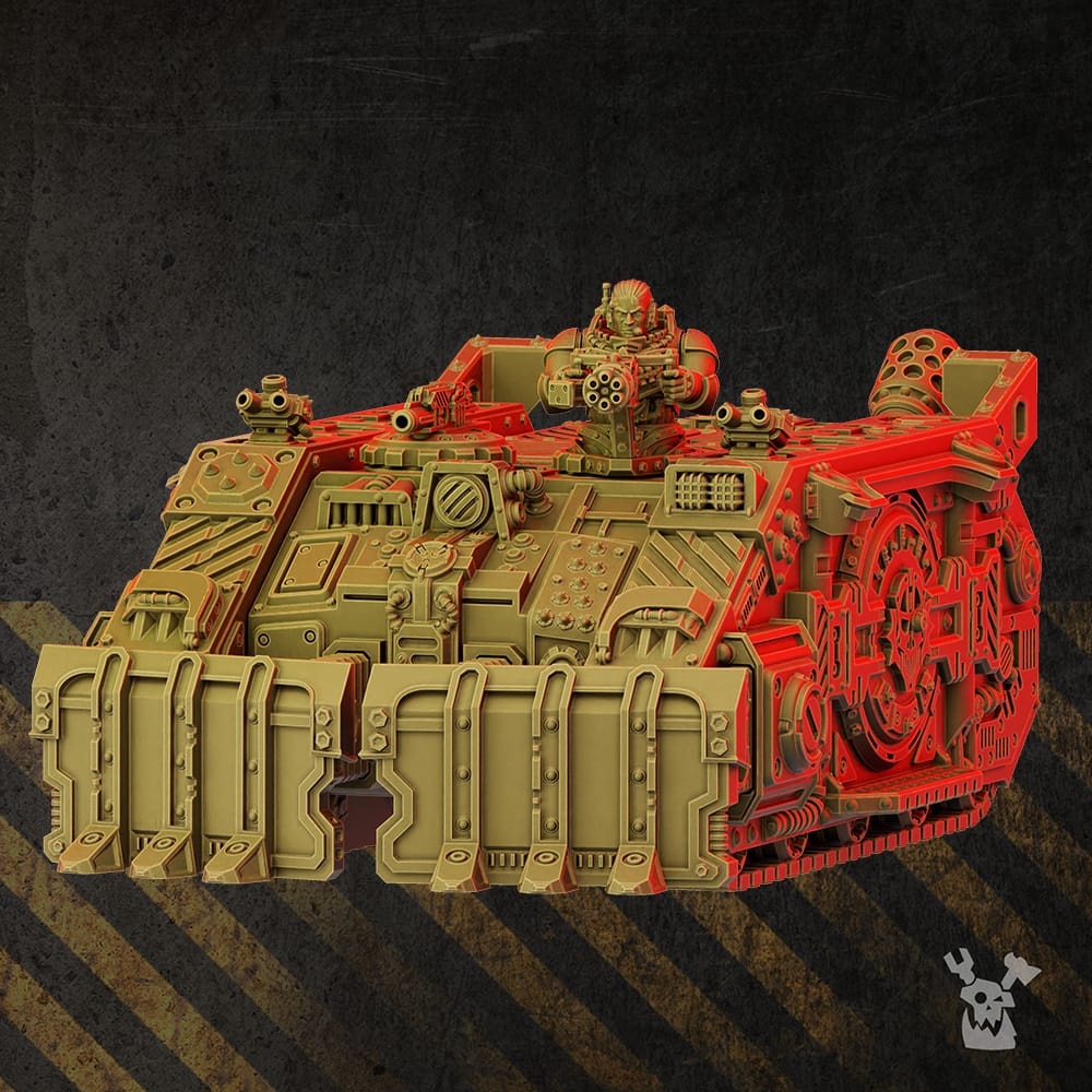 Tabletop Terrain Miniature Full Metal Fury APC