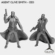 Tabletop Terrain Miniature Full Set Agent Clive Smith - CEO