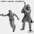 Tabletop Terrain Miniature Full Set Agent J Adams - Division Ex