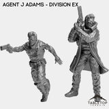 Tabletop Terrain Miniature Full Set Agent J Adams - Division Ex