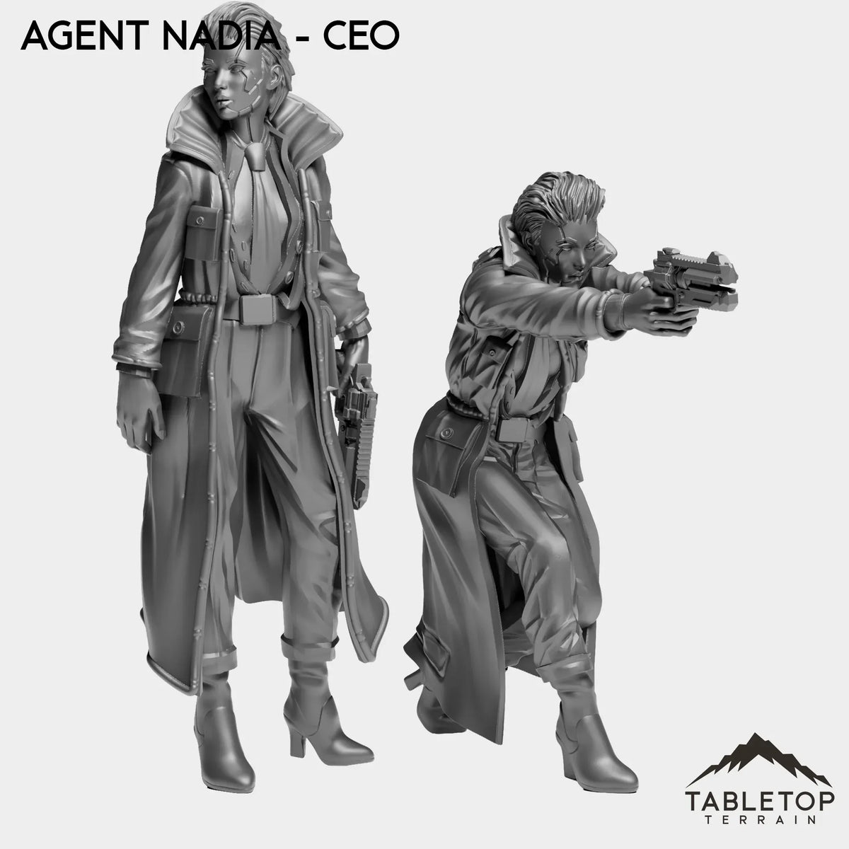 Tabletop Terrain Miniature Full Set Agent Nadia - CEO