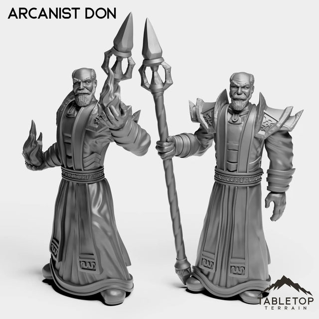 Tabletop Terrain Miniature Full Set Arcanist Don