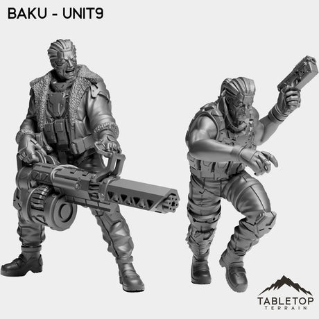 Tabletop Terrain Miniature Full Set Baku - UNIT9