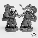 Tabletop Terrain Miniature Full Set Battle Priests