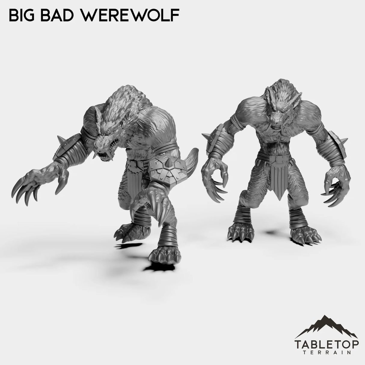 Tabletop Terrain Miniature Full Set Big Bad Werewolf