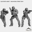 Tabletop Terrain Miniature Full Set Blacksite Agent - Nakamura Strike Team
