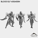 Tabletop Terrain Miniature Full Set Blood Elf Assassin