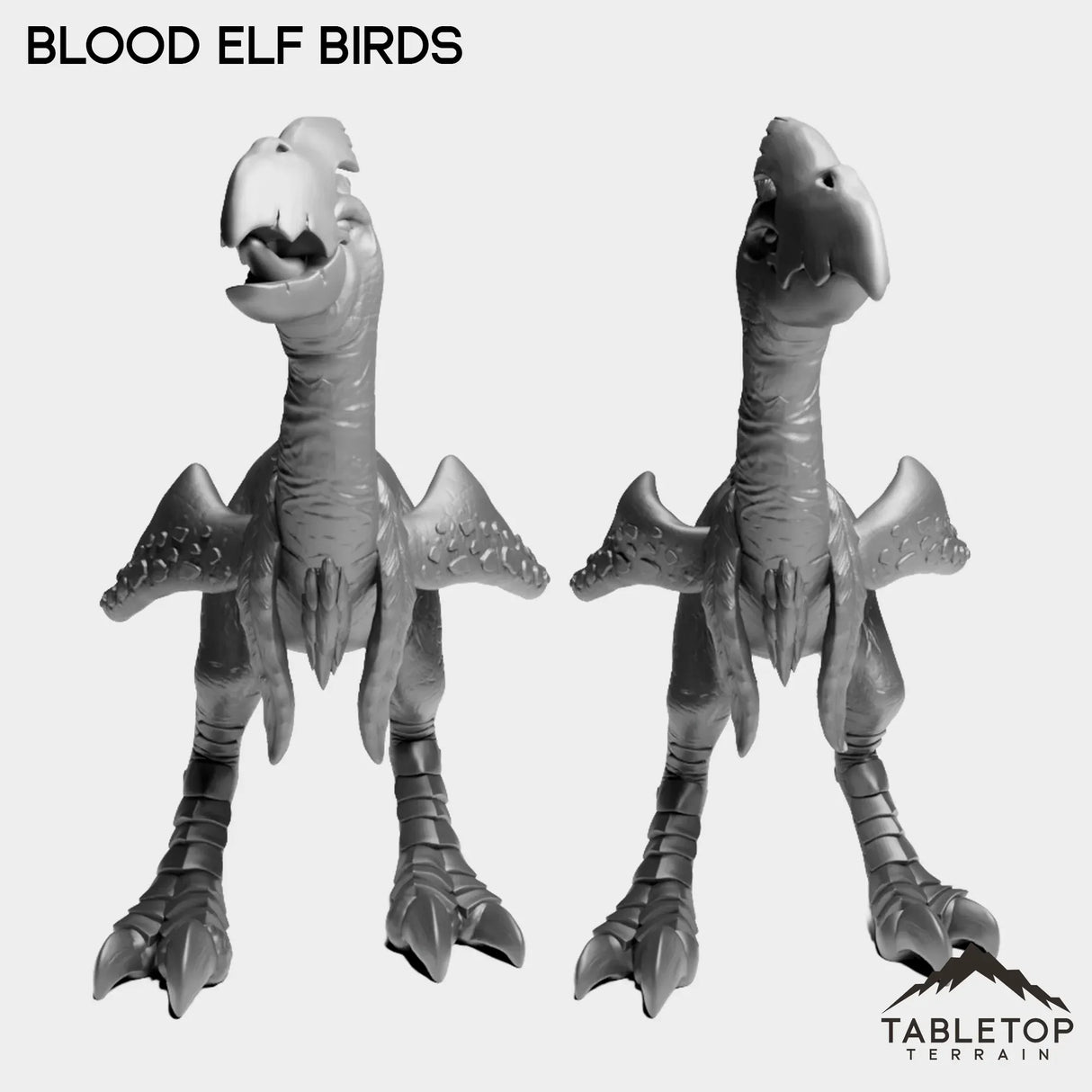 Tabletop Terrain Miniature Full Set Blood Elf Birds