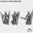 Tabletop Terrain Miniature Full Set Blood Elf Spellbreaker