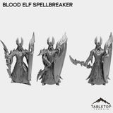 Tabletop Terrain Miniature Full Set Blood Elf Spellbreaker