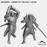Tabletop Terrain Miniature Full Set Bruisers - Order Of The Holy Water