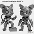 Tabletop Terrain Miniature Full Set C-Sprite-9 - Bomber Girls