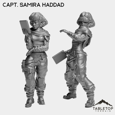 Tabletop Terrain Miniature Full Set Capt. Samira Haddad