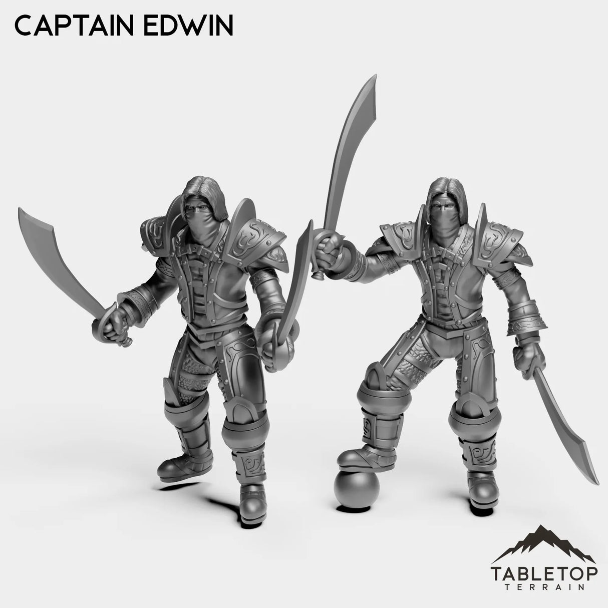 Tabletop Terrain Miniature Full Set Captain Edwin