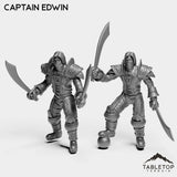 Tabletop Terrain Miniature Full Set Captain Edwin